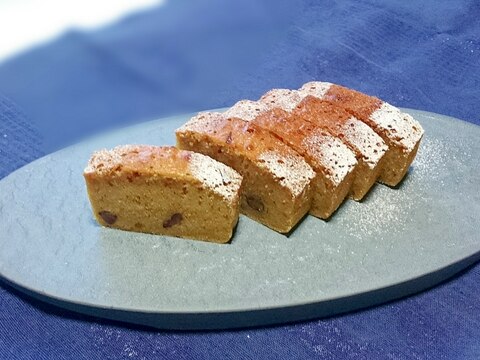 カキ氷シロップで作る抹茶とあずきのパウンドケーキ